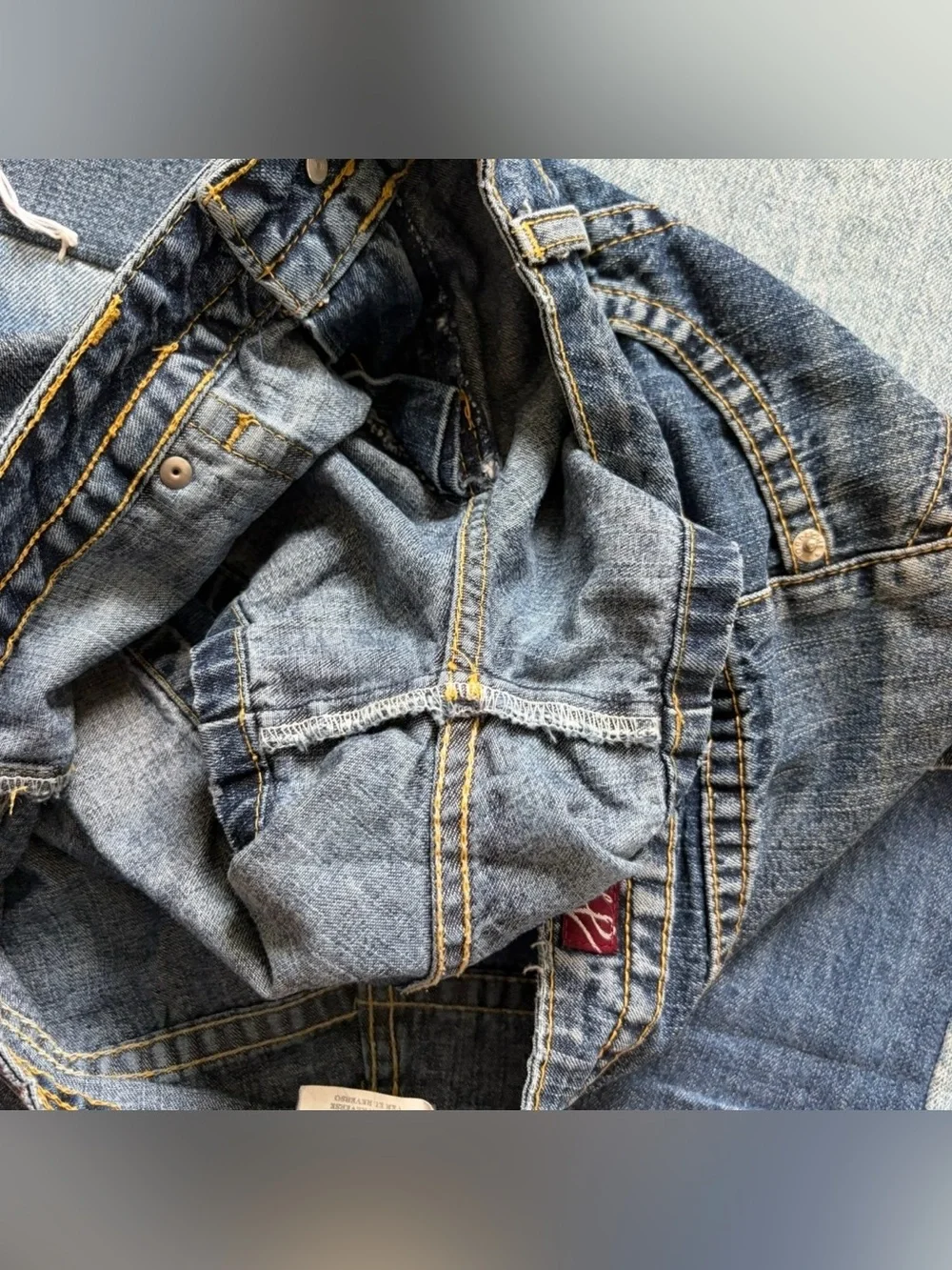 denim shorts